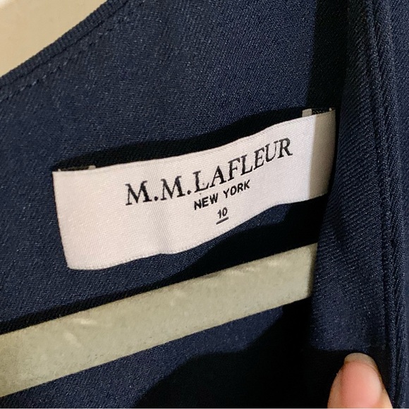 M M Lafleur Annie Dress in Blue Size 10 - Picture 2 of 6